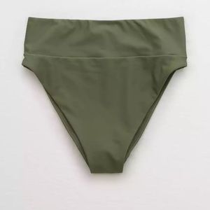 Aerie High Cut Cheeky Bikini Bottom